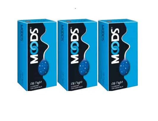 Moods All Night -12's Condom (Pack of 3) 