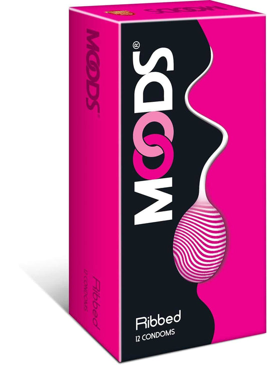 Moods Premium Ribbed 12's Condoms 