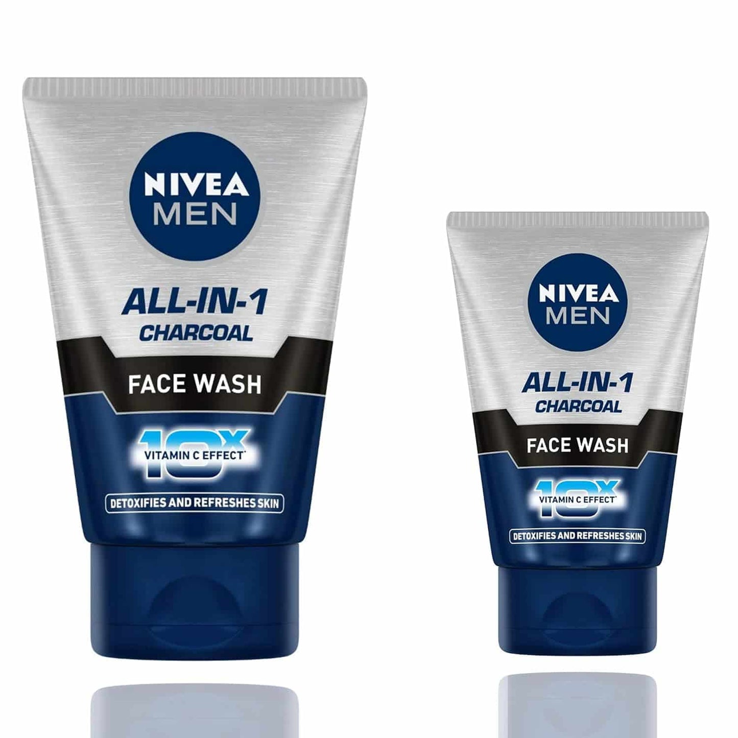 NIVEA Men All-In-One Face Wash, 100ml With All-In-One Face Wash, 50ml 