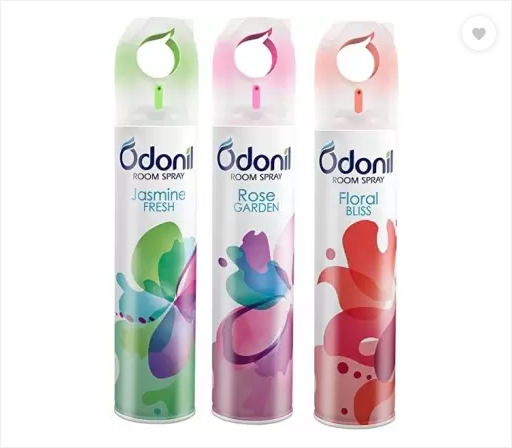 Odonil Spray (Pack of 3) Lavender MIST/Sandal BOUQUET/Jasmine FRESH - 220ml each