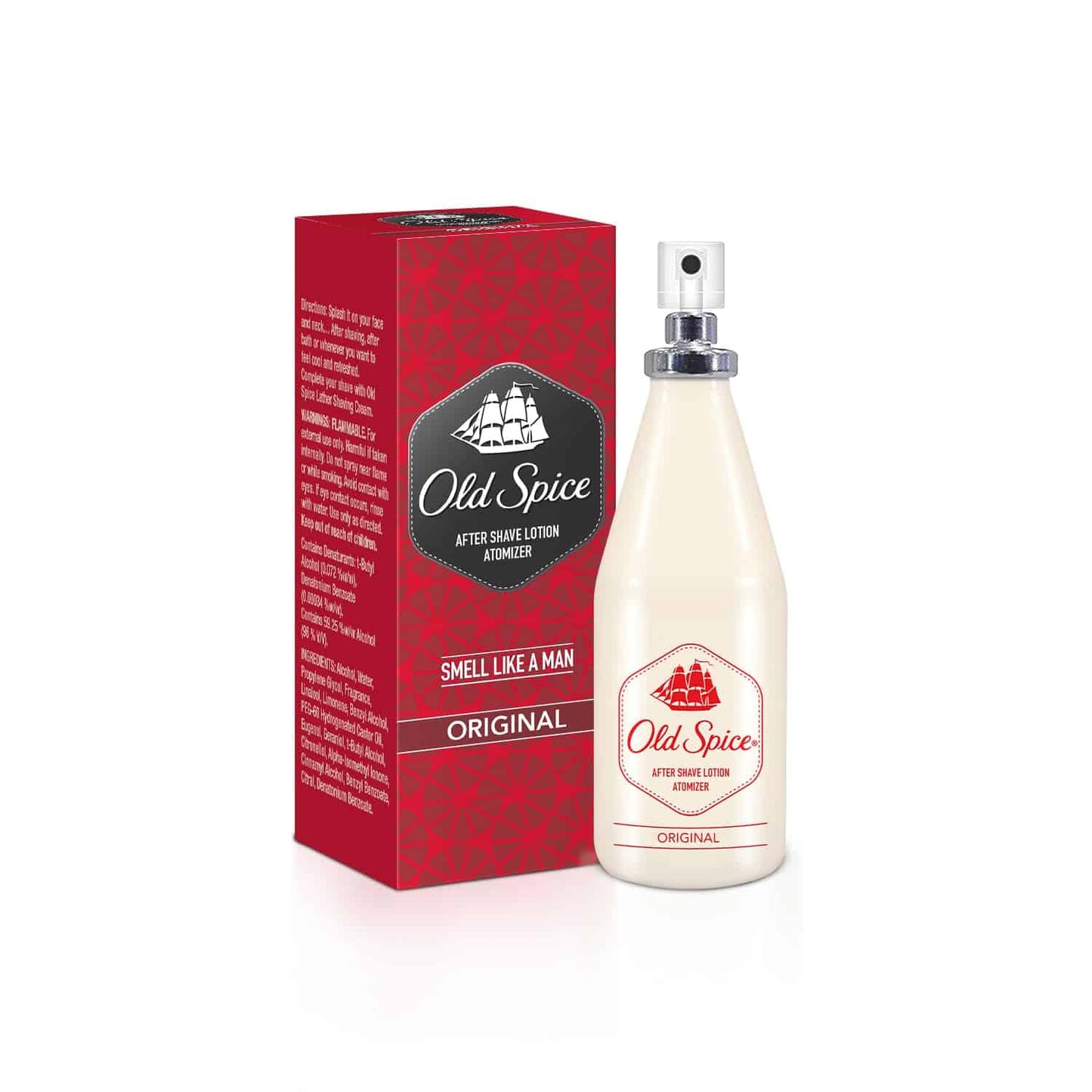 Old Spice ASL After Shave Lotion | Atomizer Spray | Original | Cool, Aromatic and Fresh | 150ml 