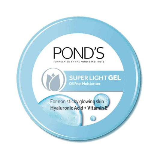 Pond'S Super Light Gel Oil Free Face Moisturizer 73 G, With Hyaluronic Acid & Vitamin E For Fresh Glowing Skin & 24 Hr Hydration - Daily Use