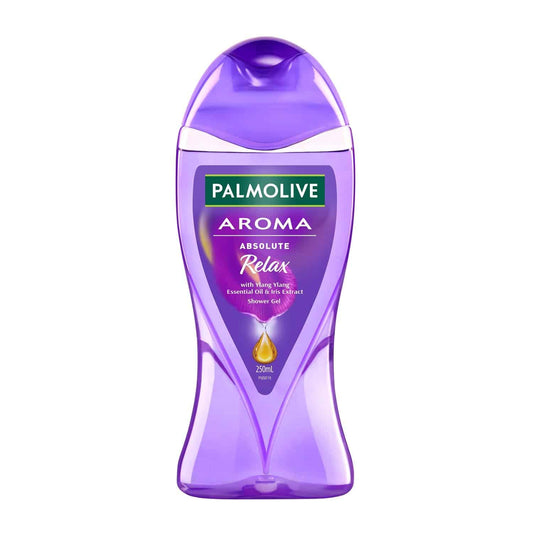 Palmolive Iris Flower & Ylang Ylang Essential Oil Aroma Absolute Relax Body Wash I Moisturizing | Soft & Youthful Skin I No Paraben & Silicone, Ph Balanced, Body Wash 250Ml