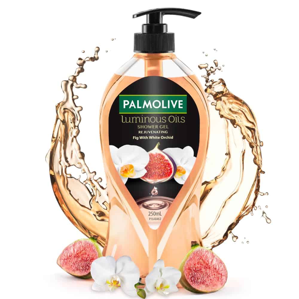 Palmolive White Orchid & Fig Oil Luminous Oils Rejuvenating Body Wash | Nouishing & Brightening | Youthful Skin | No Paraben & Silicones, Ph Balanced, Body Wash 750Ml