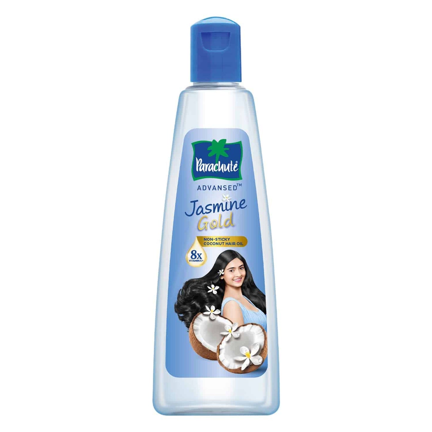 Parachute Advansed Jasmine Gold Coconut Hair Oil With Vitamin-E For Super Shiny Hair, Non-sticky, 500ml 