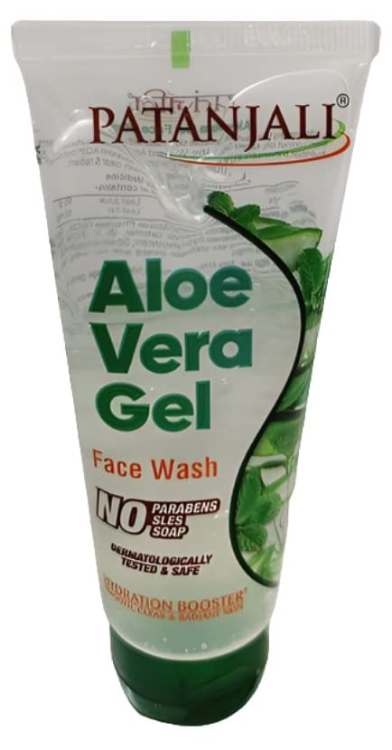 Patanjali Aloevera Gel Face Wash (2)