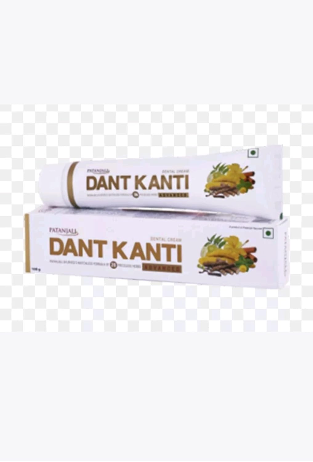 Patanjali Dant Kanti Advance Dental Cream for Sensitivity Relief, Eliminates Bad Breath (100g)