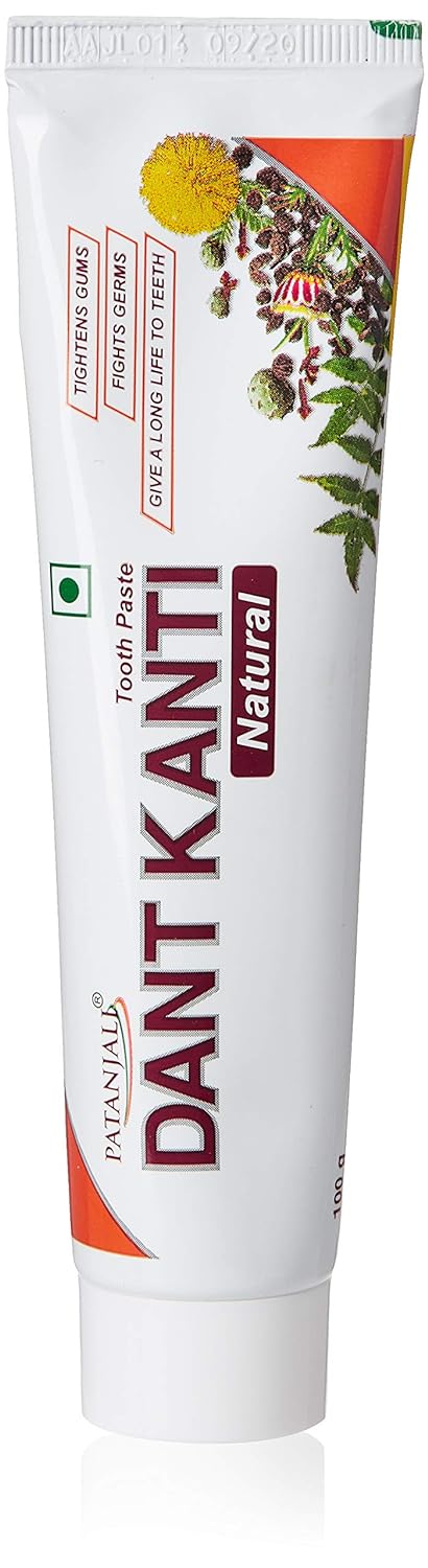 Patanjali Dant Kanti Dental Cavity Protection Cream - 100 g (Natural) 