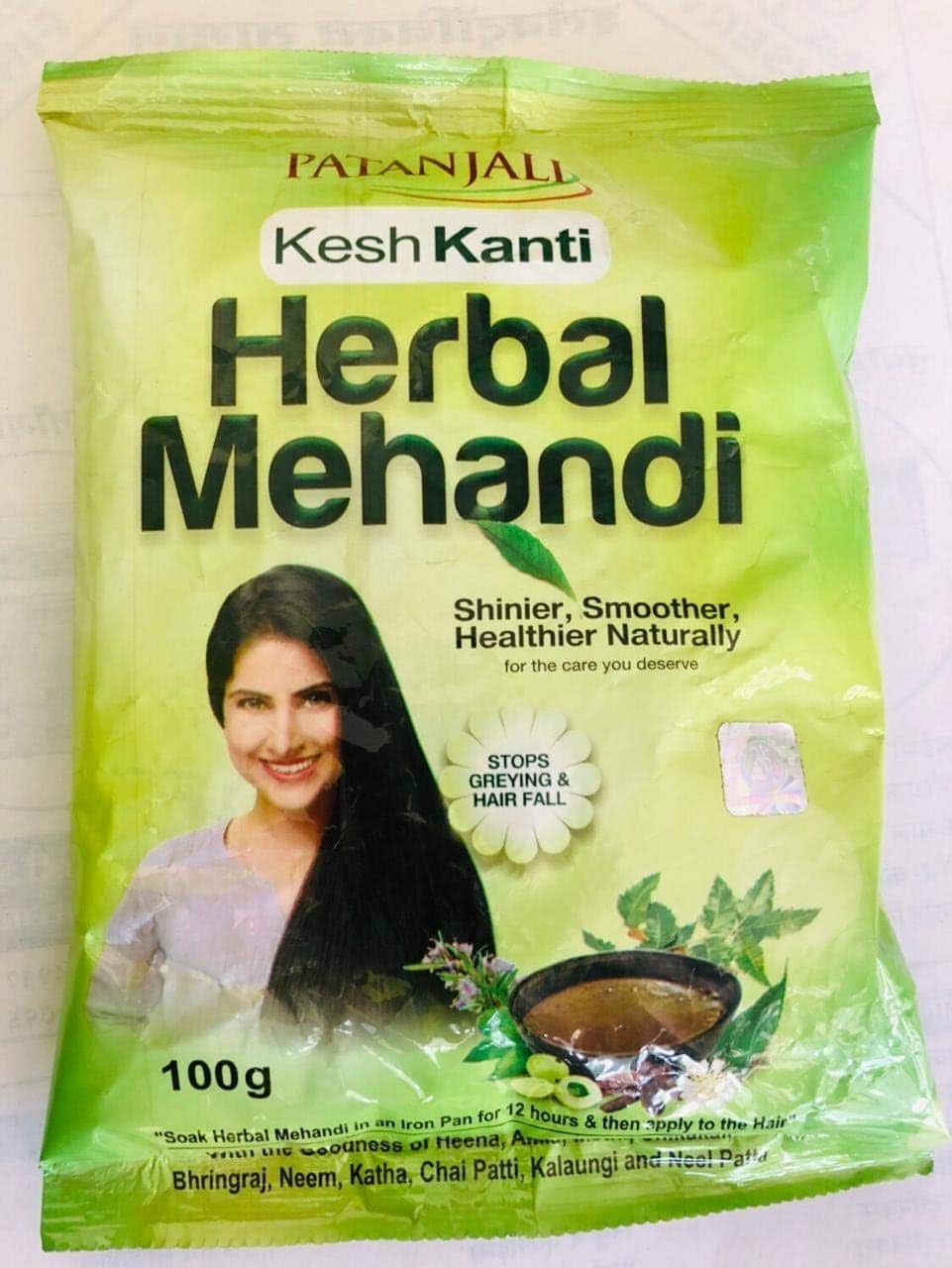 Patanjali Kesh Kanti Herbal Mehandi, 100g 