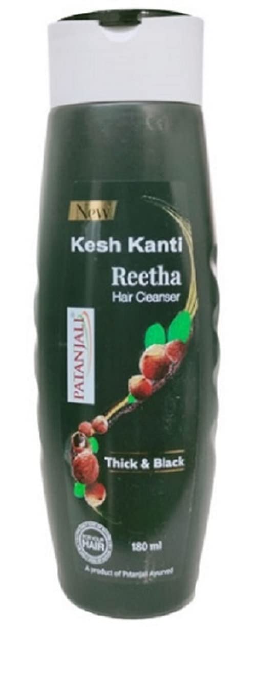 Patanjali Kesh Kanti Reetha Shampoo 180 ml - Pack of 1 