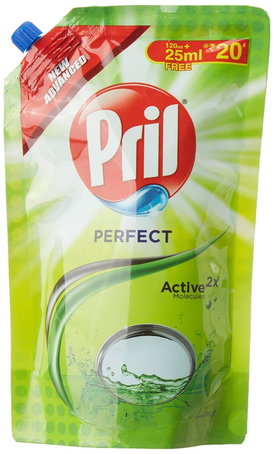 Pril Perfect Washing Liquid - 145 Ml (120 Ml + 25 Ml Free)