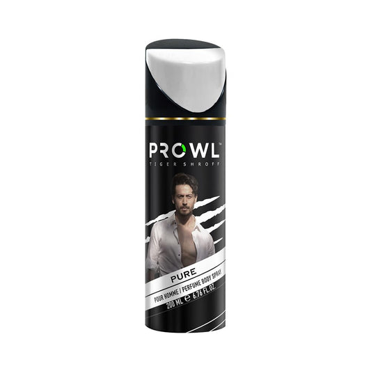 Prowl Pure By Tiger Shroff Long Lasting Intense Deodorant, Body Spray For Men 200 ML