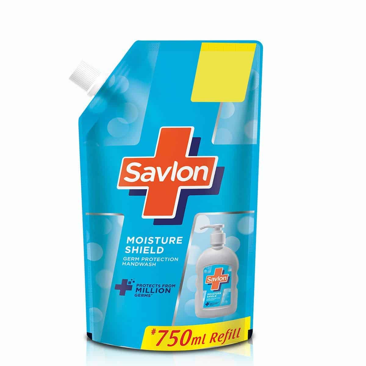 Savlon Moisture Shield Handwash - 750 ml (Pack of 2)