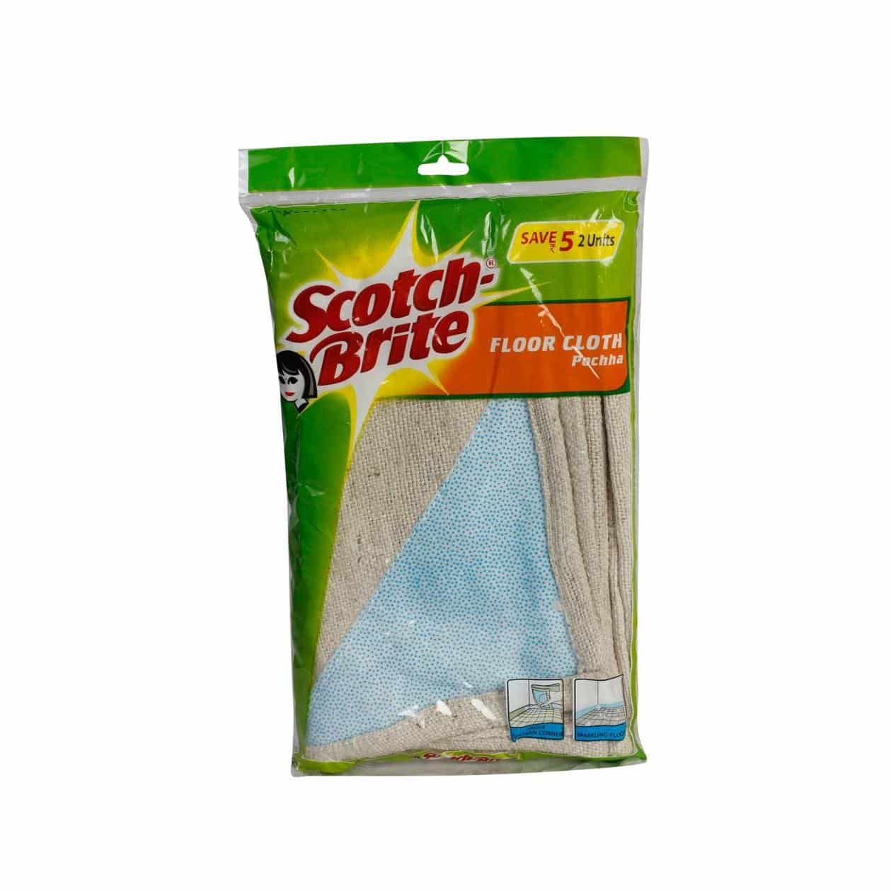 Scotch-Brite Floor Cleaning Cloth Pack 2 