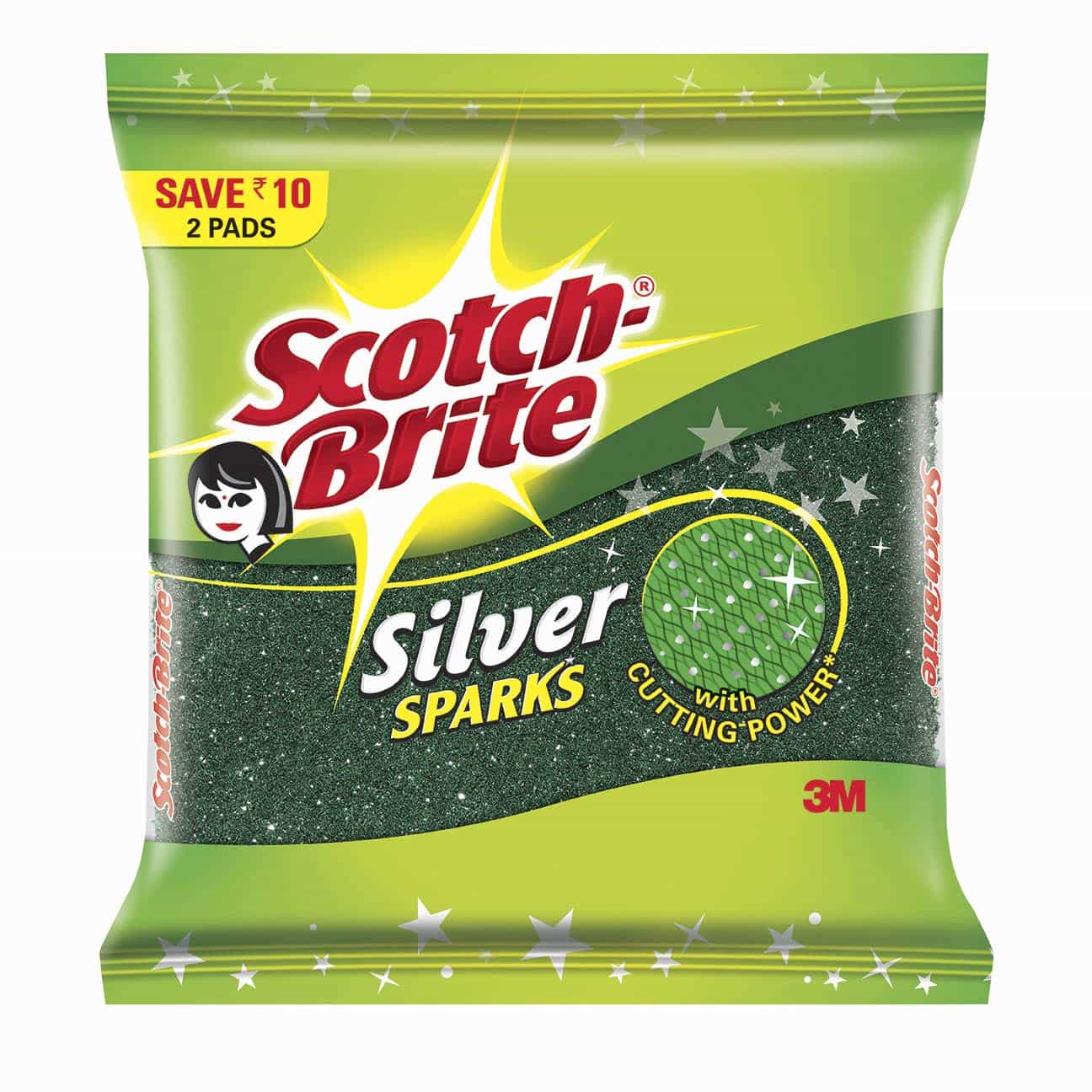 Scotch-Brite Silver Sparks-Pack of 1 