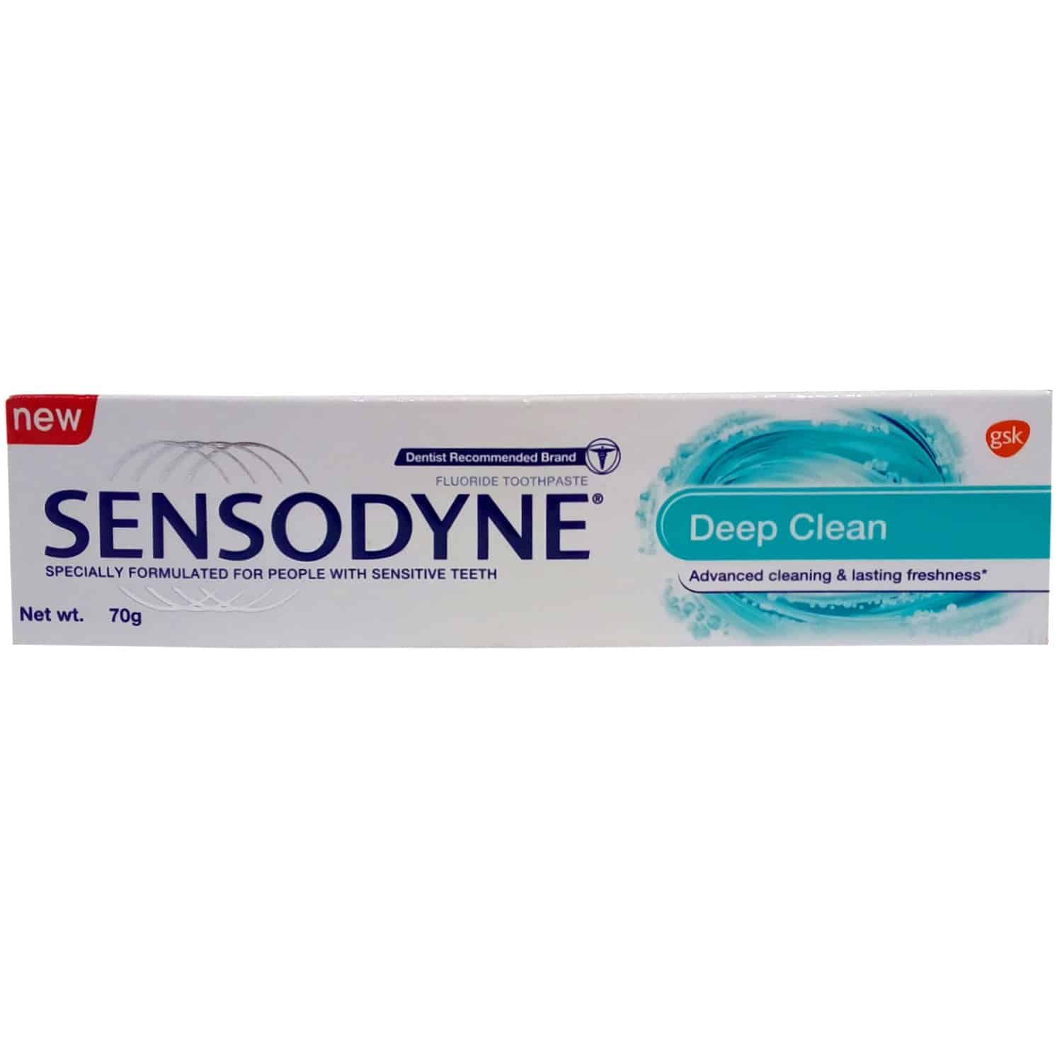 Sensodyne Sensitive Toothpaste - Deep Clean, 70g Carton 