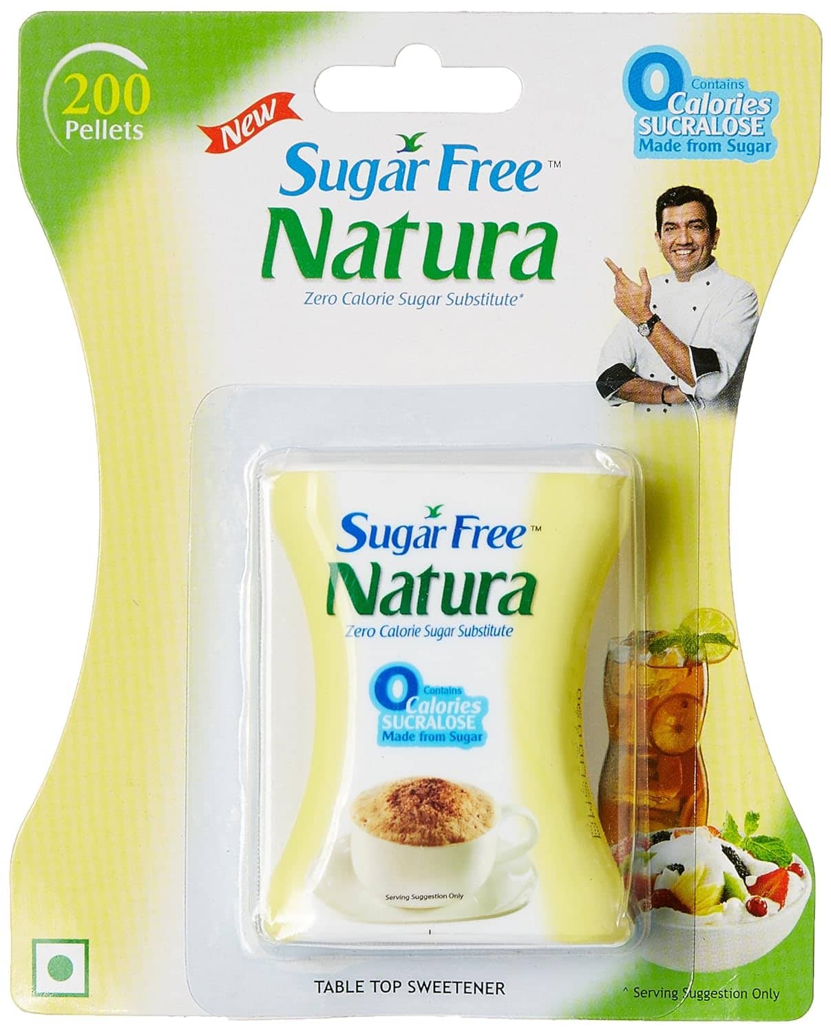 Sugar Free Natura Low Calorie Sweetner - 200 Pellets