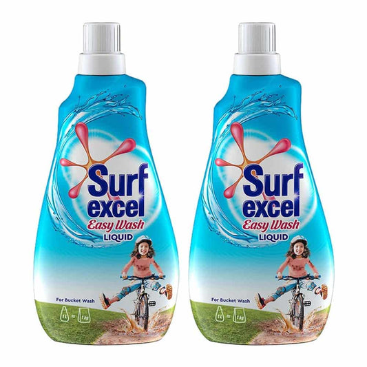 Surf Excel Easy Wash Detergent Liquid, 1 L (Pack of 2) 