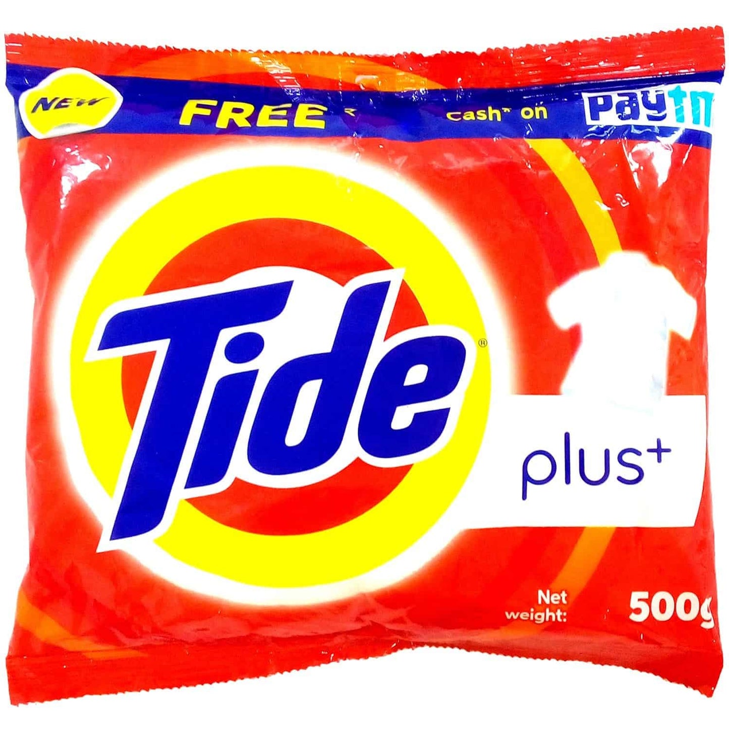 Tide Plus Detergent Powder, 500g Pack