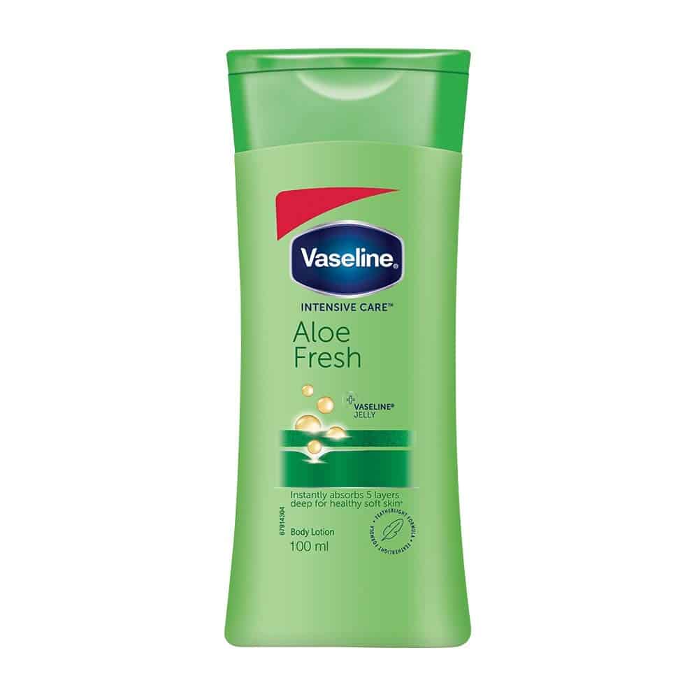 Vaseline Aloe Fresh Nourishing Lotion - 100ml (Pack of 2)