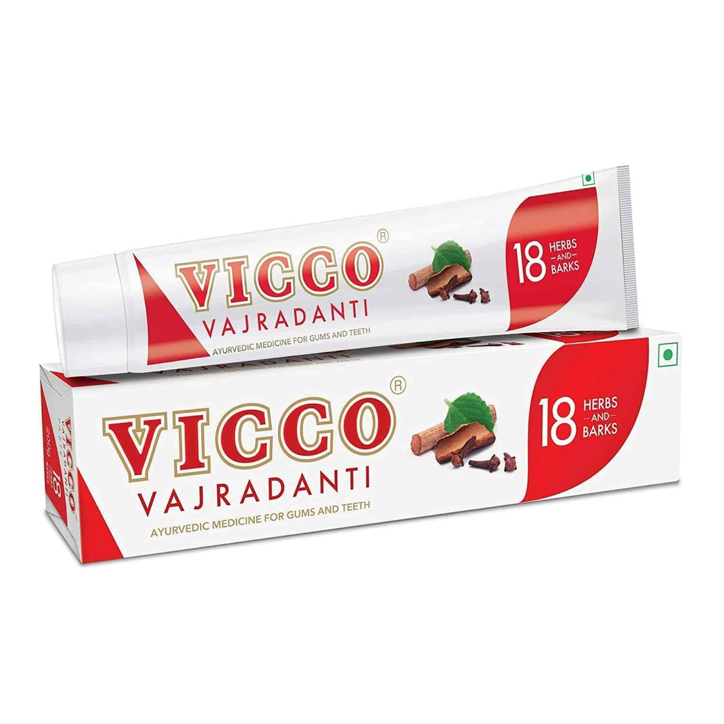 Vicco Vajradanti Ayurvedic Toothpaste, Fresh Breath, 200G 