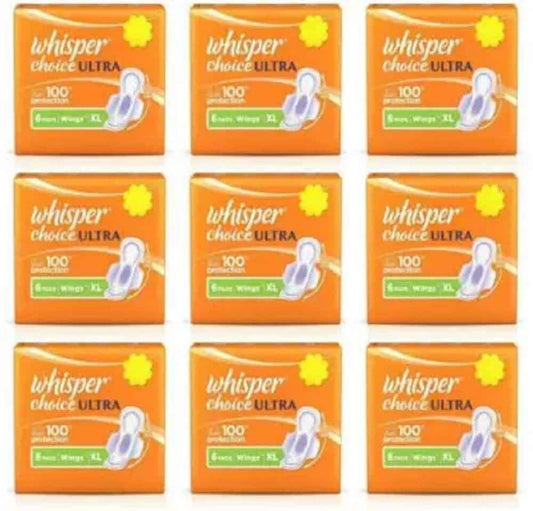 Whisper Ultra Choice Sanitary Pad (Pack Of 9)