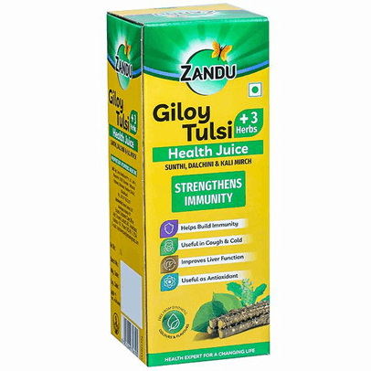 Zandu Giloy Tulsi +3 Herbs Health Juice 1 L 