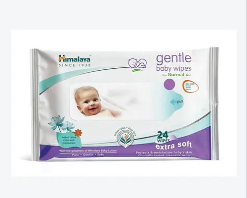 Himalaya Gentle Baby Wipes - 24 Pieces (Extra Soft)